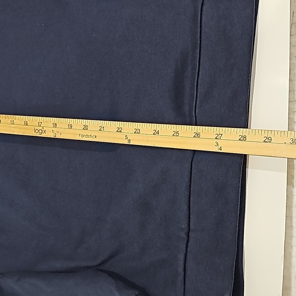 Adidas Pullover Mens Sweater Navy Blue Hoodie Sweatshirt Size L - Picture 9 of 10